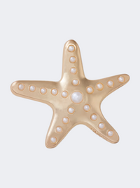 Crocs Gold And Pearl Starfish Unisex Lifestyle Pins Multicolor