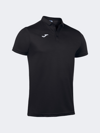 Joma Hobby Men Training Polo Short Sleeve Black
