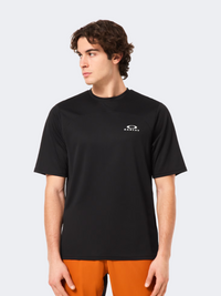 Oakley Free Ride Men Biking T-Shirt Black/White