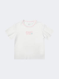 Erke Starry Kids-Girls Lifestyle T-Shirt White