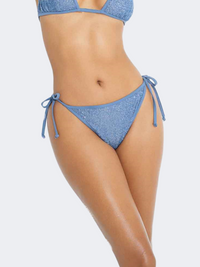 Blue Point Sparkle On Women Swim Slip Dusty Blue