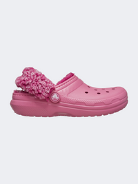 Crocs Classic Fleece Lined Kids Lifestyle Clog Quiet Rose
