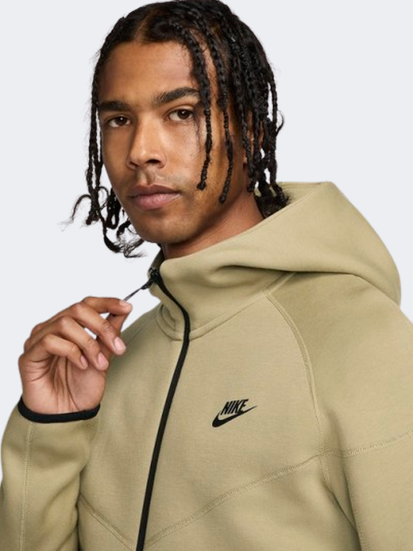 Nike Tech Fleece Windrunner Men Lifestyle Jacket Neutral Olive/Black