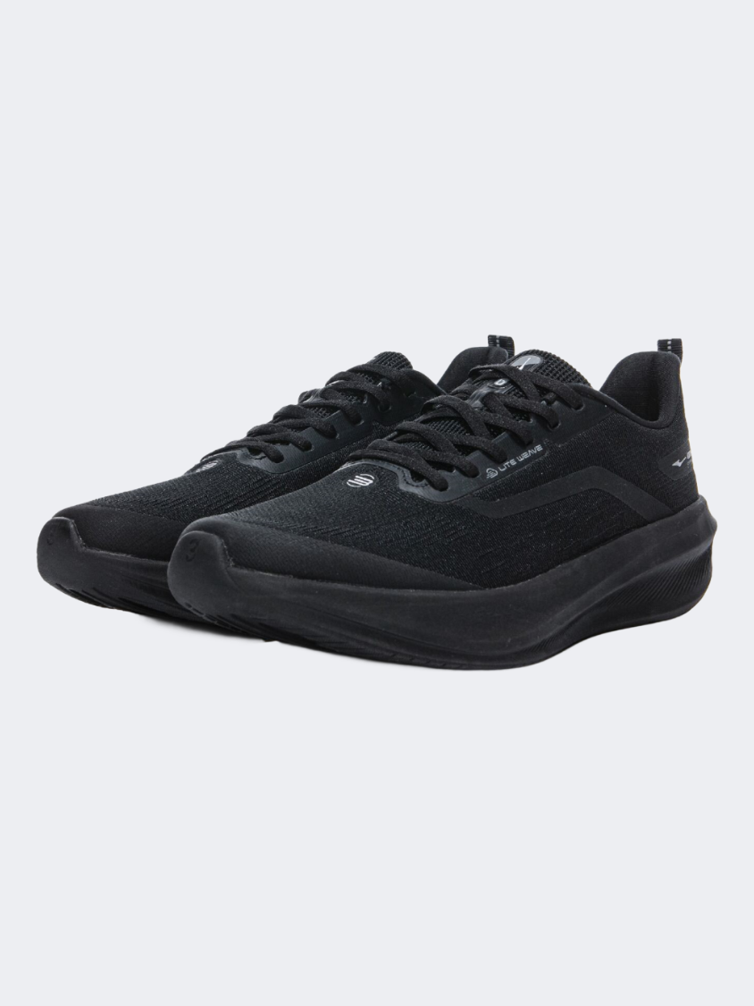 Erke Men Running Shoes Black