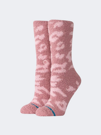 Stance Purrfect Crew Unisex Lifestyle Sock Dusty Rose