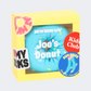 Eat My Socks Joe Donut Kids-Girls Lifestyle Sock Blue/Multicolor