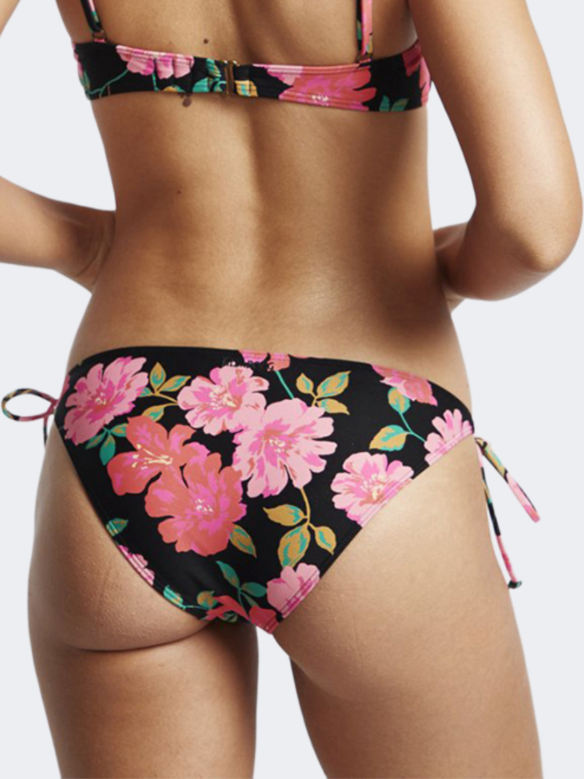 Billabong Sweet Song Tropic Women Beach Slip Black Pebble