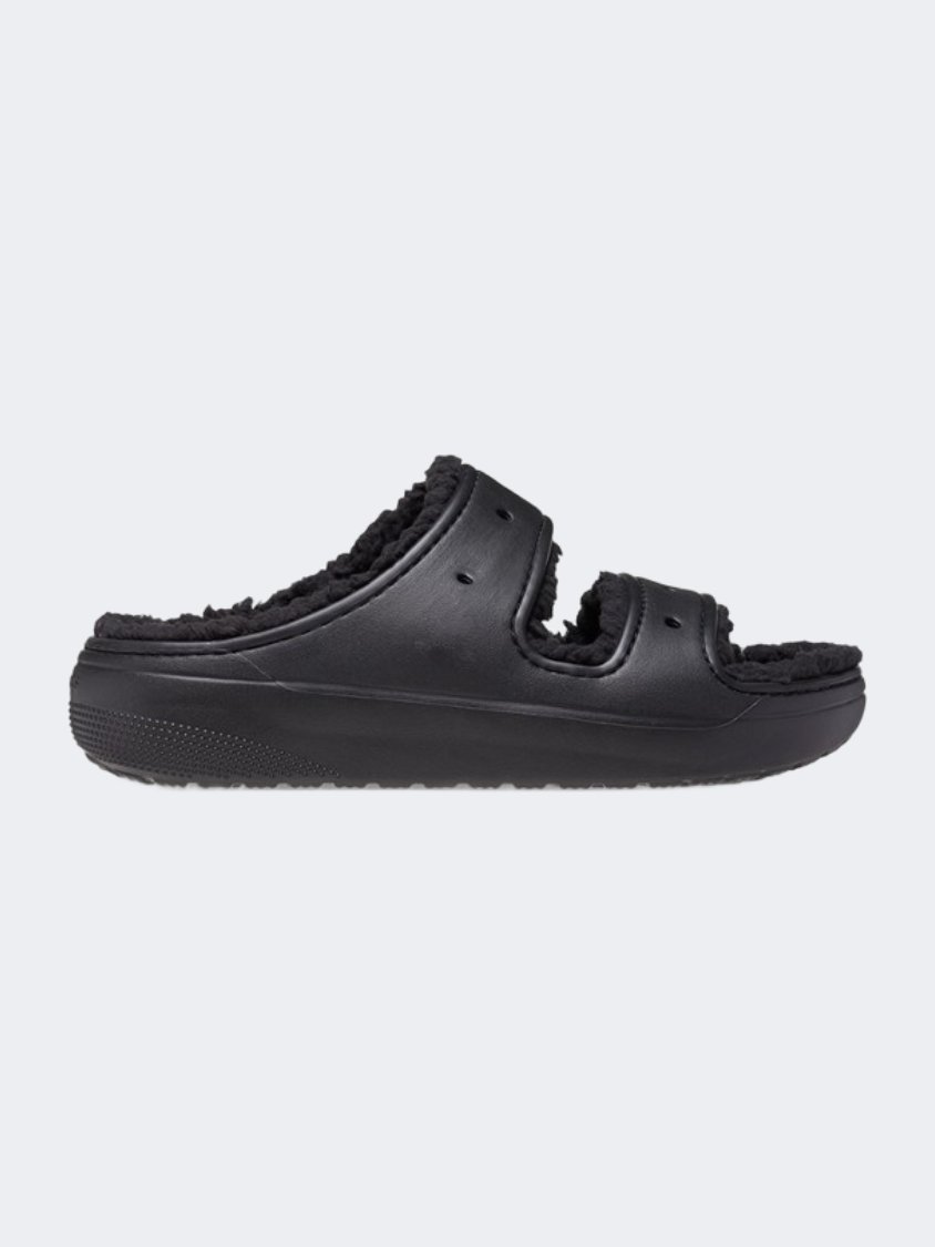 Crocs Classic Cozzzy Unisex Lifestyle Slippers Black