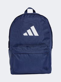 Adidas Classic 3 Bar Logo Training Backpack Men Dark Blue/White