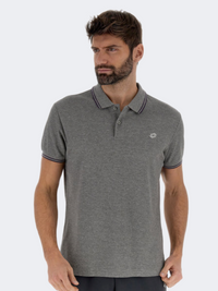 Lotto Leisure Classica Men Lifestyle Polo Short Sleeve Dark Grey