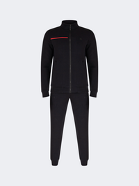 Oil And Gaz Casual Men Lifestyle Full Zip Suit Black/Red