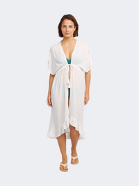 Oneill Wilder Coverup Women Beach Dress Snow White