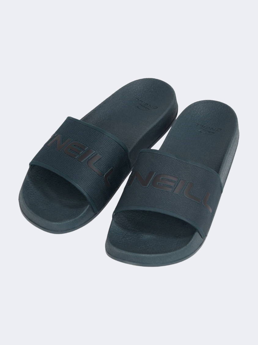 Oneill Logo Men Beach Slippers Alma Steel