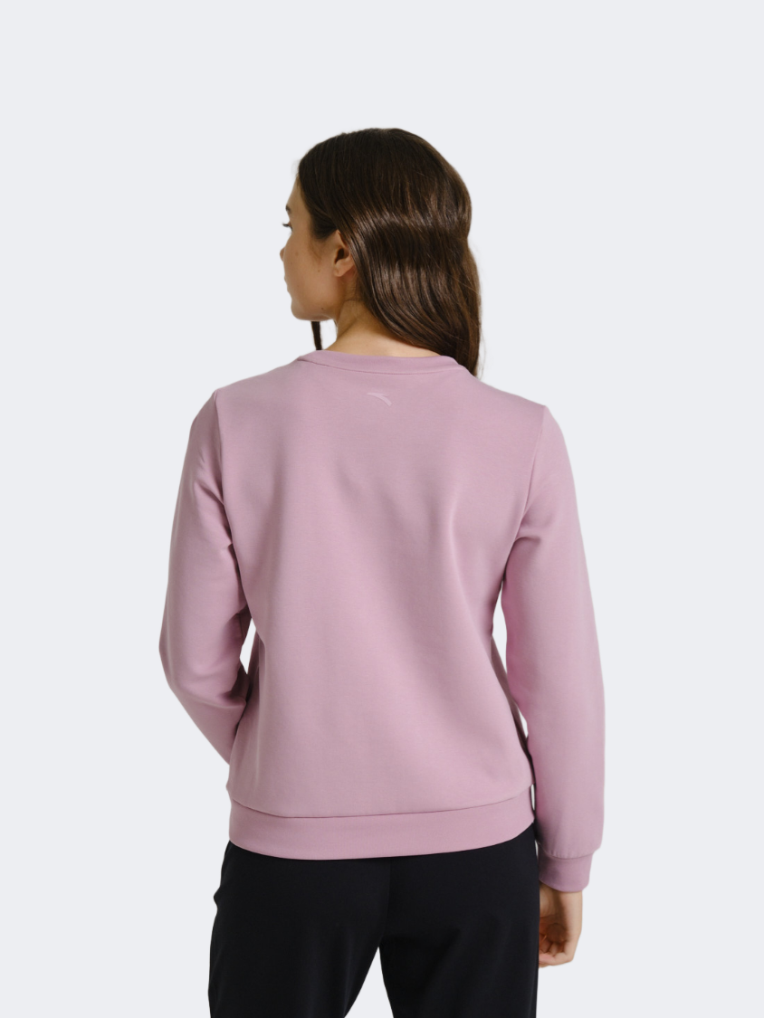 Anta Essential Women Training Sweatshirt Pink