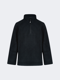Oil&Gaz Warm Kids-Boys Skiing 1/4 Zip Fleece Black