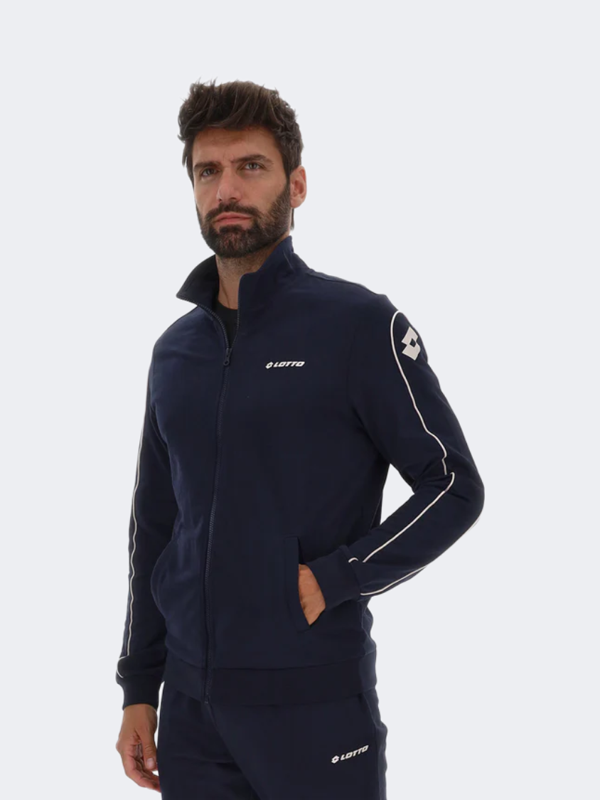 Lotto Primato Men Lifestyle Tracksuit Navy Blue – MikeSport Lebanon