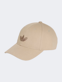 Adidas Adicolor Classic Trefoil Baseball Unisex Originals Cap Khaki Three
