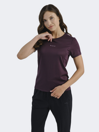Anta Racing Challenge Women Running T-Shirt Dark Purple