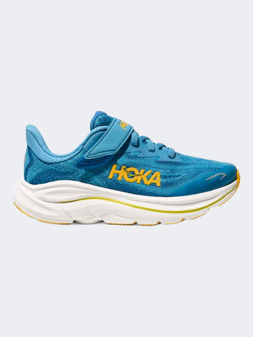 Hoka Clifton 10 Ps-Boys Running Shoes Alpine Blue