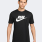 Nike Dri-Fit Swoosh Men Running T-Shirt Black