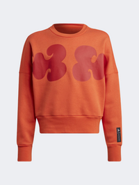 Adidas Merimekko Girls Training Sweatshirt College Orange/Red