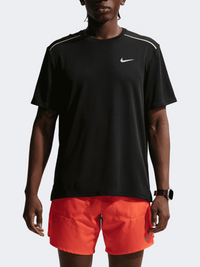 Nike Df Miler Uv Men Running T-Shirt Black