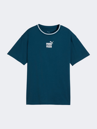 Puma Mid 90S Relaxed Back Graphic Boys Lifestyle T-Shirt Petrol