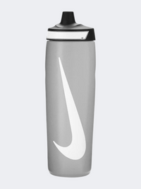 Nike Refuel 24 Oz Unisex Training Water Bottle Grey/Black