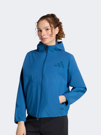 Adidas Z.N.E. Woven Women Sportswear Track Top Dusky Petrol