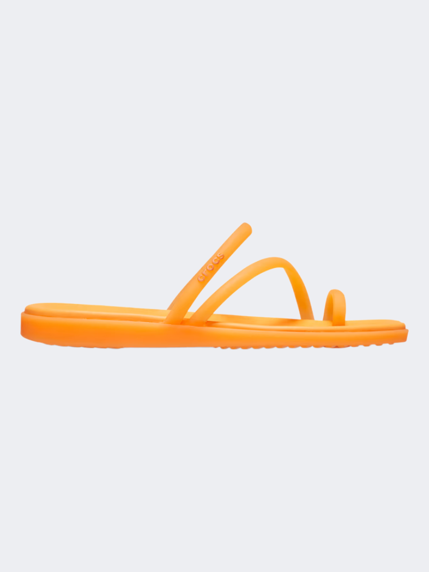 Crocs Miami Frosted Toe Loop Women Lifestyle Slippers Orangesicle