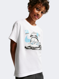 Nike Sportswear Photo Rise Boys Lifestyle T-Shirt White