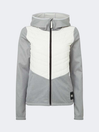 Oneill Athmos Baffle Women Lifestyle Jacket Silver Melee