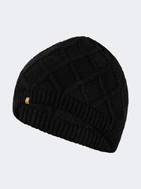 Oil And Gaz Cozy Unisex Lifestyle Jacquard Beanie Black