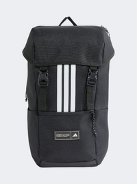 Adidas Men Sportswear 3 Stripes Flap Backpack Black