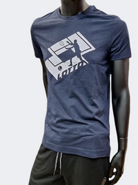 Lotto Tennis Club Men Lifestyle T-Shirt Navy Blue