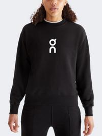 On Club Women Lifestyle Sweatshirt Black