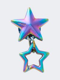 Crocs Iridescent Double Star Unisex Lifestyle Jibbitz Charm