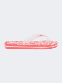 Oneill Profile Graphic Girls Beach Slippers Pink