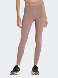 New Balance Nb Sleek High Rise Sport 25" Women Lifestyle 7/8 Tight Earth Shadow