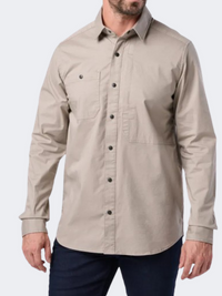 5-11 Jackson Men Tactical Shirt Badlands Tan