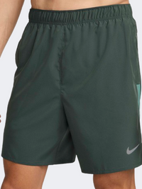 Nike Challenger  Men Running Short Green/Bicoastal
