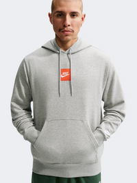 Nike Club French Terry Play Men Lifestyle Hoody Dark Grey Heather