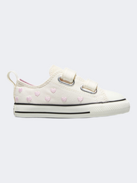 Converse Chuck Taylor All Star Easy-On Valentine Day Infant-Girls Lifestyle Shoes Vintage White