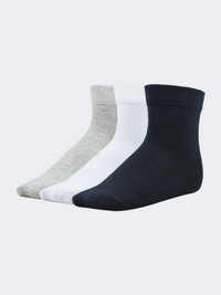 Top Ten Soft Kids Lifestyle Socks Grey/White/Navy