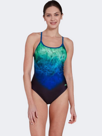 Zoggs Sprintback Women Swim Monokini Cybe