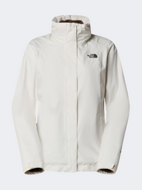 The North Face Evolve Ii Triclimate Women Lifestyle Jacket White Dune/Smokey