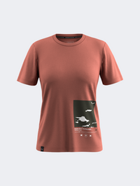 Salewa Eagle Cover Women Hiking T-Shirt Etruscan Red