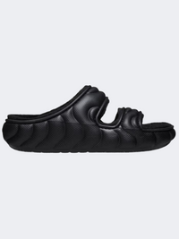 Crocs Classic Cozzzy Overpuff Unisex Lifestyle Slippers Black