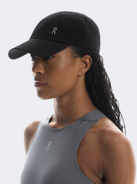 On Lightweight Unisex Running Cap Black