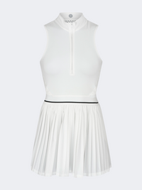 Oil&Gaz Open Back Women Lifestyle Dress White